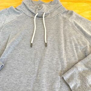 J. Crew Gray Cowl Neck Sweatshirt